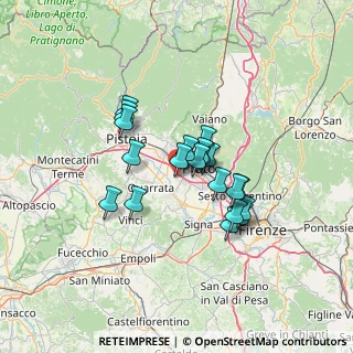 Mappa Via Camillo Prampolini, 59100 Prato PO, Italia (10.259)