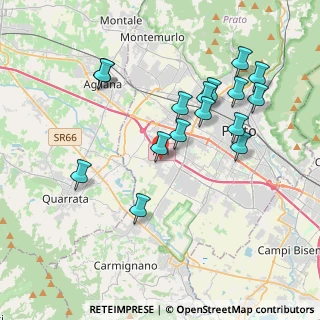 Mappa Via Camillo Prampolini, 59100 Prato PO, Italia (3.98813)