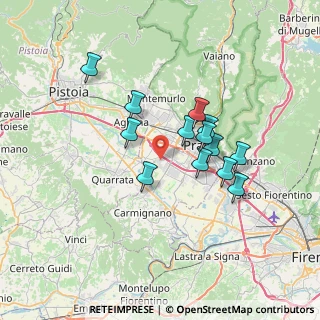 Mappa Via Camillo Prampolini, 59100 Prato PO, Italia (5.93308)