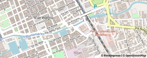 Mappa Viareggio