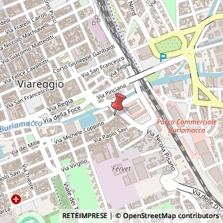 Mappa Via Michele Coppino, 11, 55049 Viareggio, Lucca (Toscana)