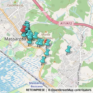 Mappa Via del Crociale, 55054 Massarosa LU, Italia (0.49286)
