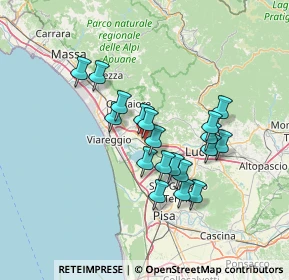Mappa Via del Crociale, 55054 Massarosa LU, Italia (11.81842)
