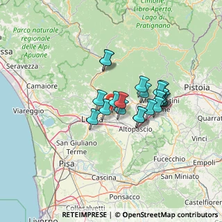 Mappa 55016 Capannori LU, Italia (10.163)