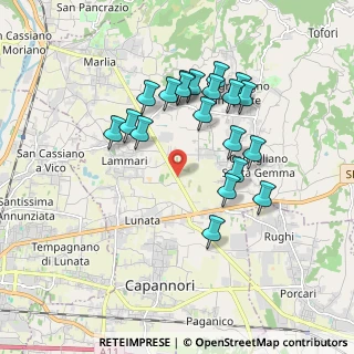 Mappa 55016 Capannori LU, Italia (1.758)