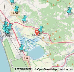 Mappa Via Porto Pantaneto, 55054 Massarosa LU, Italia (6.43308)