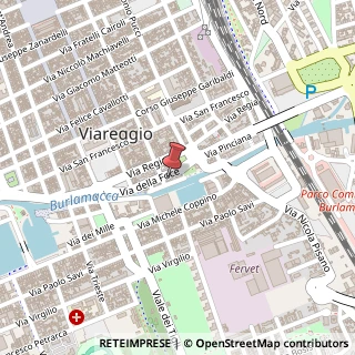 Mappa Via della Foce, 29, 55049 Viareggio, Lucca (Toscana)