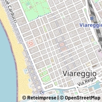Kaart Viareggio