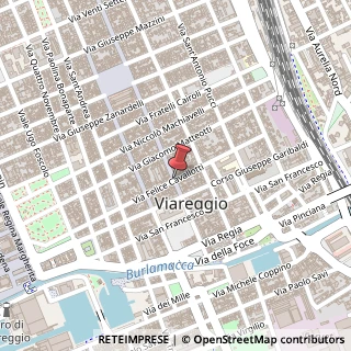 Mappa Via Felice Cavallotti (Viareggio),  149, 55049 Viareggio, Lucca (Toscana)