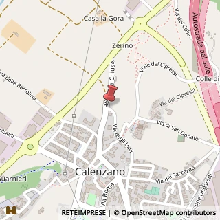 Mappa Via degli Ulivi, 1, 50041 Calenzano, Firenze (Toscana)