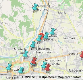 Mappa Via dell'Acquacalda, 55100 Lucca LU, Italia (2.54)