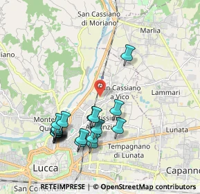 Mappa Via dell'Acquacalda, 55100 Lucca LU, Italia (2.141)