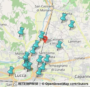 Mappa Via dell'Acquacalda, 55100 Lucca LU, Italia (2.30941)