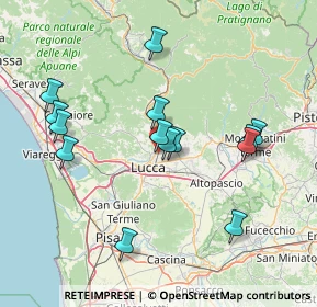 Mappa Via dell'Acquacalda, 55100 Lucca LU, Italia (15.32)