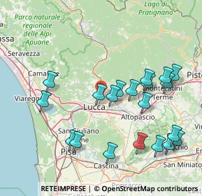 Mappa Via dell'Acquacalda, 55100 Lucca LU, Italia (17.512)