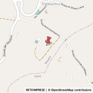Mappa Via roncosambaccio 157, 61032 Pesaro, Pesaro e Urbino (Marche)