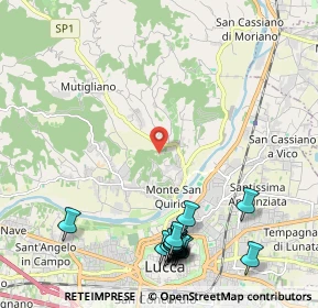 Mappa Traversa I Via Parco della rimembranza, 55100 Lucca LU, Italia (2.79588)