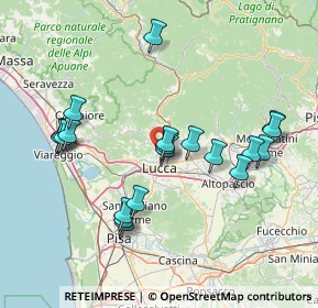 Mappa Traversa I Via Parco della rimembranza, 55100 Lucca LU, Italia (15.4605)