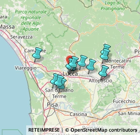 Mappa Traversa I Via Parco della rimembranza, 55100 Lucca LU, Italia (9.97643)