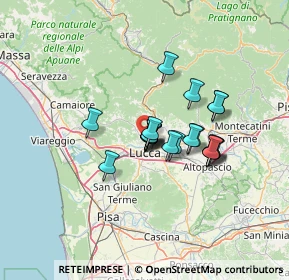 Mappa Traversa I Via Parco della rimembranza, 55100 Lucca LU, Italia (9.598)