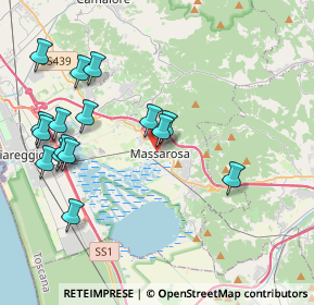 Mappa Via della Gerbaiola, 55054 Massarosa LU, Italia (4.48125)