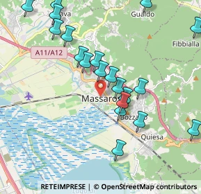 Mappa Via della Gerbaiola, 55054 Massarosa LU, Italia (2.174)