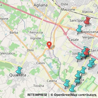 Mappa Via del Corso, 51039 Quarrata PT, Italia (3.60556)
