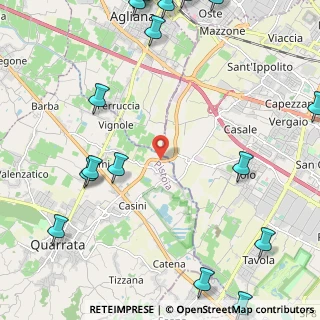 Mappa Via del Corso, 51039 Quarrata PT, Italia (3.6325)