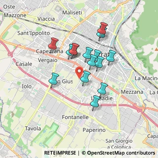 Mappa Via Traversa Purgatorio, 59100 Prato PO, Italia (1.46333)