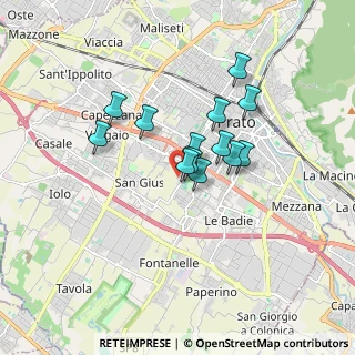 Mappa Via Traversa Purgatorio, 59100 Prato PO, Italia (1.29231)