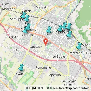 Mappa Via Traversa Purgatorio, 59100 Prato PO, Italia (2.46091)