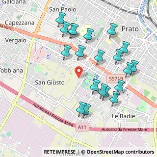 Mappa Via Traversa Purgatorio, 59100 Prato PO, Italia (1.0745)