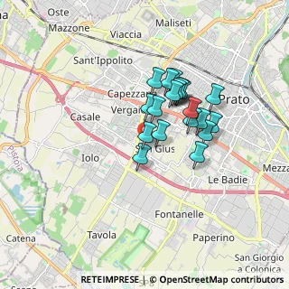 Mappa Piazza Rodolfo Gelli, 59100 Prato PO, Italia (1.3305)