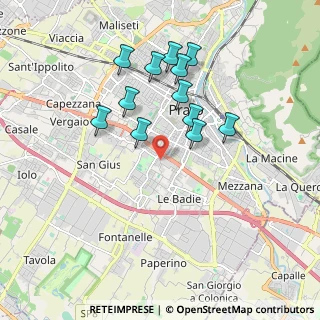 Mappa Via di Grignano, 59100 Prato PO, Italia (1.7375)