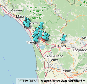 Mappa Via san, 55054 Massarosa LU, Italia (9.99786)