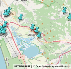 Mappa Via san, 55054 Massarosa LU, Italia (6.6725)