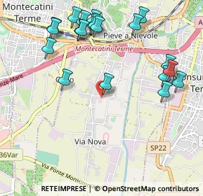 Mappa Via Grazia Deledda, 51018 Pieve A Nievole PT, Italia (1.238)