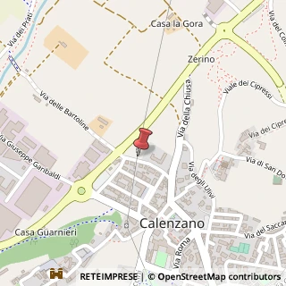 Mappa Via Delle Bartoline, 23, 50041 Calenzano, Firenze (Toscana)