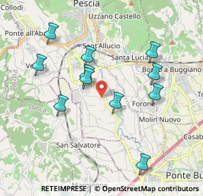 Mappa Via Ricci, 51017 Pescia PT, Italia (1.91182)
