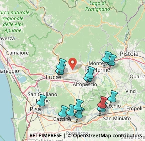 Mappa Via Vicinale Delle Pianacce, 55012 Capannori LU, Italia (17.14286)