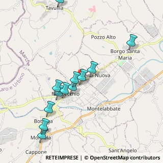 Mappa Via Lucio Fontana, 61022 Vallefoglia PU, Italia (2.05417)