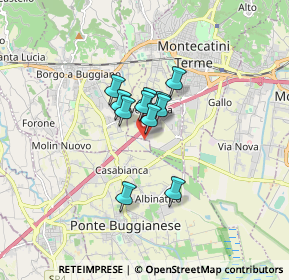 Mappa Via Pino, 51011 Buggiano PT, Italia (0.98182)