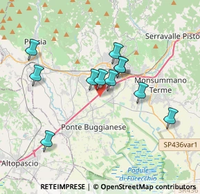 Mappa Via Pino, 51011 Buggiano PT, Italia (3.27182)