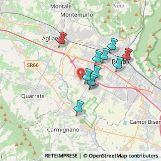 Mappa Via Valeria Tozzini, 59100 Prato PO, Italia (2.88091)