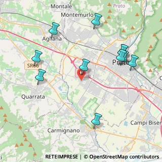 Mappa Via Valeria Tozzini, 59100 Prato PO, Italia (4.69455)