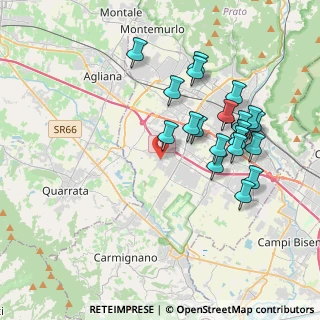 Mappa Via Valeria Tozzini, 59100 Prato PO, Italia (3.8755)