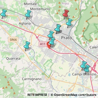Mappa Via della Pollative, 59100 Prato PO, Italia (4.97909)