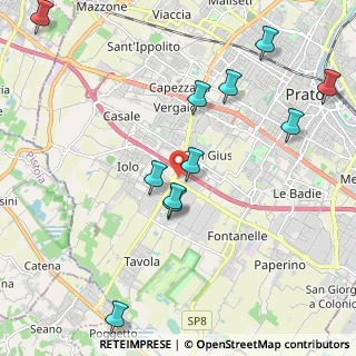 Mappa Via della Pollative, 59100 Prato PO, Italia (2.40909)