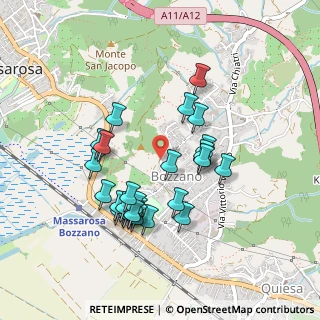 Mappa Via Gagni, 55054 Massarosa LU, Italia (0.425)