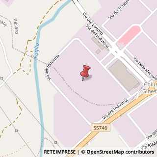 Mappa Via dell'Industria, 40, 61100 Pesaro, Pesaro e Urbino (Marche)